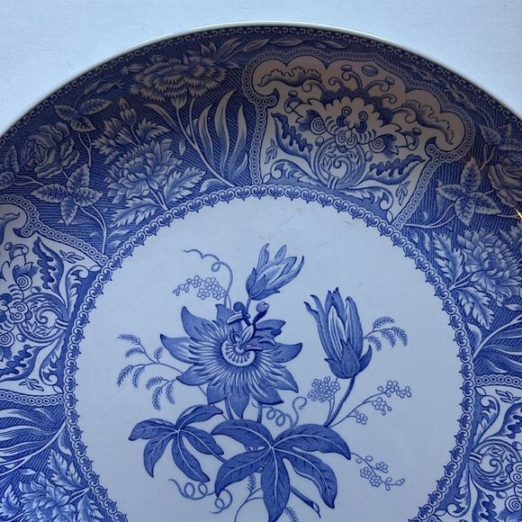 Spode The Blue Room Collection Floral Serving Bowl 12” Made in England - Picture 2 of 8